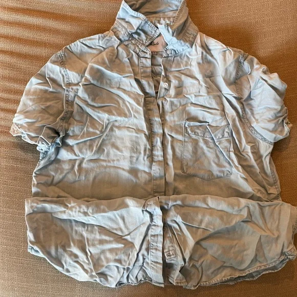 Rails Light Blue chambray dress - Picture 1 of 2